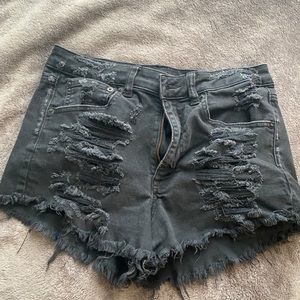 Black American Eagle Shorts